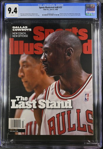 1998 Sports Illustrated Magazine CGC 9.4 NBA Finals Michael Jordan Newsstand