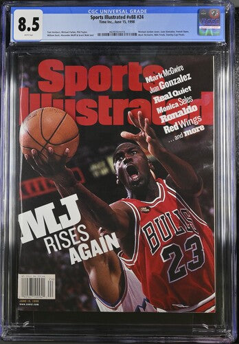 1998 Sports Illustrated #v88 #24 Graded Magazine CGC 8.5 Michael Jordan Newsstand