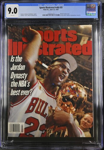 1997 Sports Illustrated Graded Magazine CGC 9.0 Michael Jordan Newsstand
