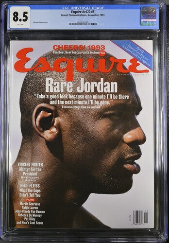 1993 Esquire Graded Magazine CGC 8.5 Michael Jordan Cover