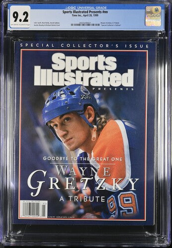 1999 Sports Illustrated Presents Wayne Gretzky: A Tribute Graded Newsstand Magazine CGC 9.2 POP 9