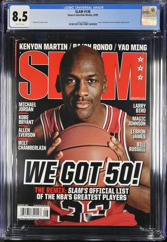 2009 SLAM Graded Newsstand Magazine CGC 8.5 Michael Jordan Cover Top POP