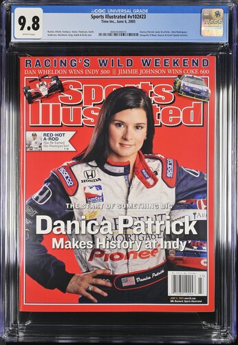 2005 Sports Illustrated v102 #23 Graded Magazine CGC 9.8 Danica Patrick Top POP 1