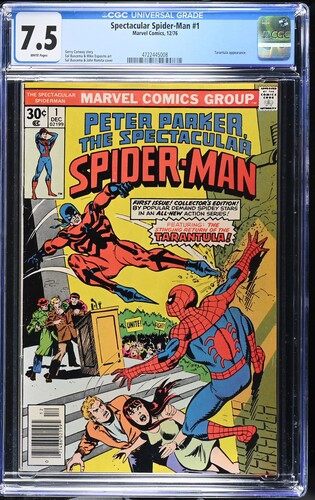 1976 Marvel Comics Amazing Spider-Man #1 Graded Comic Book CGC 7.5 Tarantula Appearance