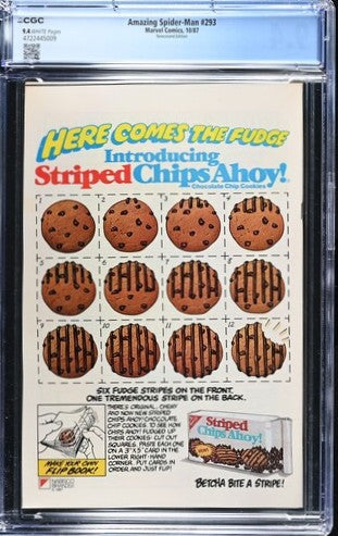 1987 Marvel Comics Amazing Spider-Man #293 Graded Comic Book CGC 9.4 1st Appearance of Kraven & Vermin Newsstand