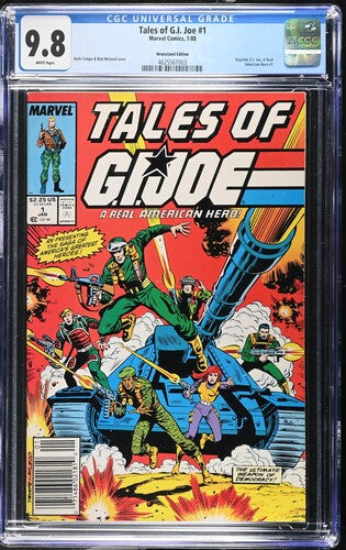 1988 Tales of G.I. Joe #1 Graded Comic Book Herb Trimpe & Bob McLeod Cover CGC 9.8
