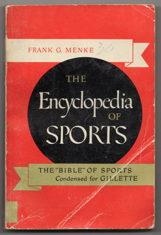 1955 A. S. Barnes and Company The Encyclopedia of Sports Vintage Paperback