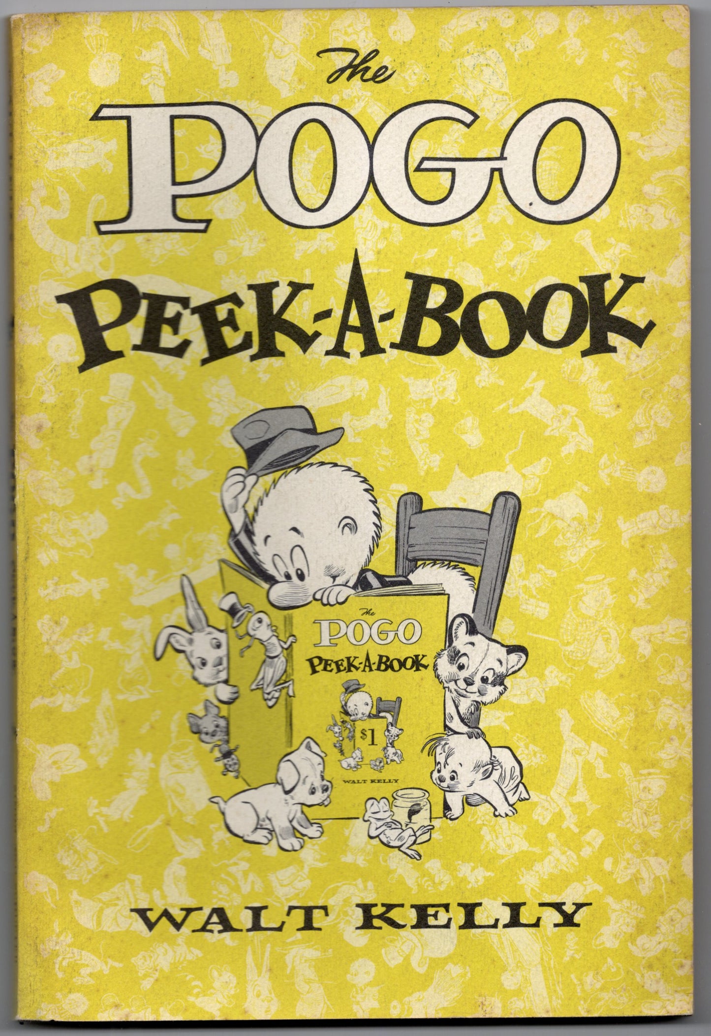 1955 Simon & Schuster The Pogo Peek-A-Book Vintage Paperback (First Printing)