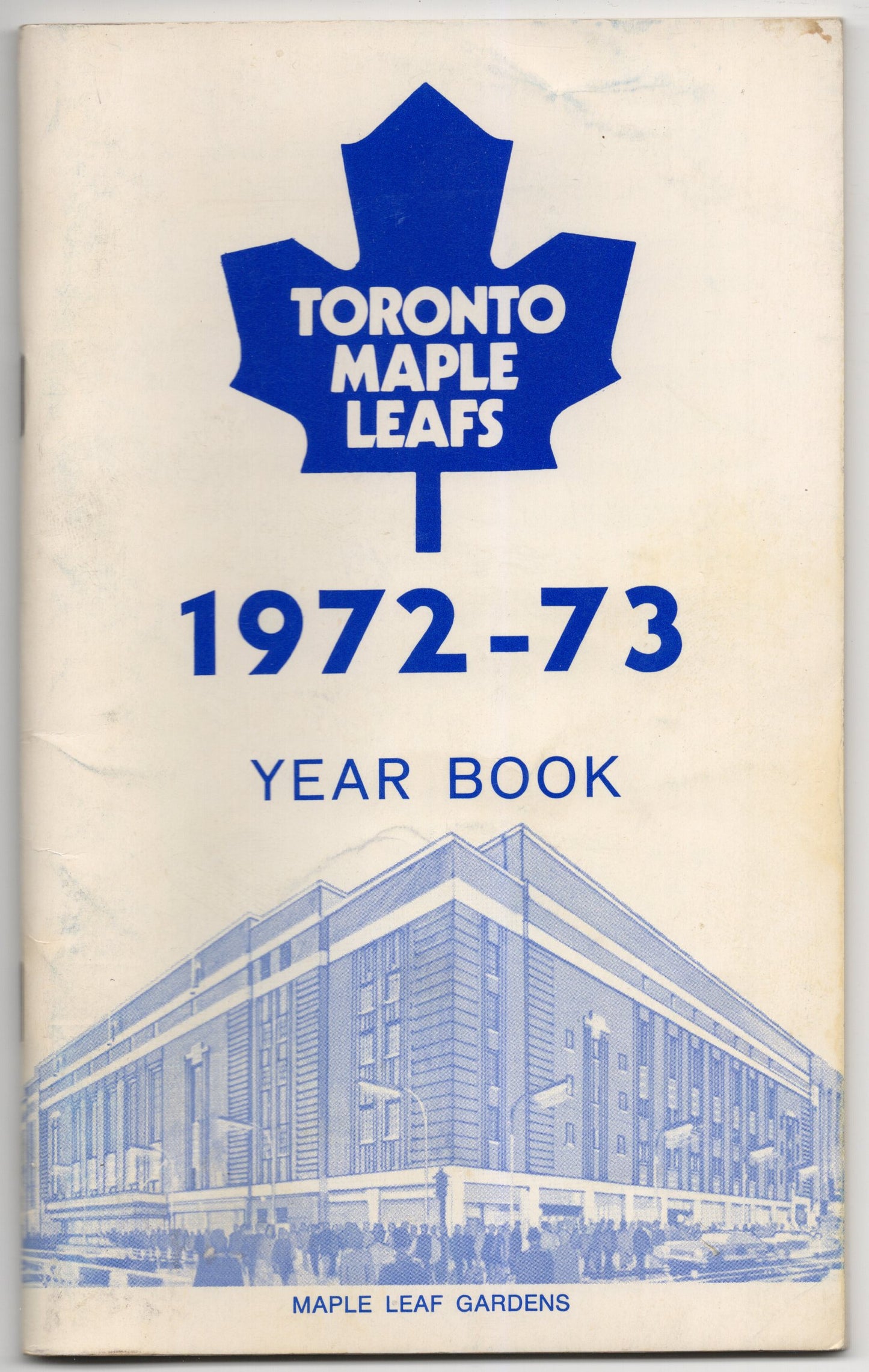 1972/73 Toronto Maple Leafs Year Book Vintage Magazine