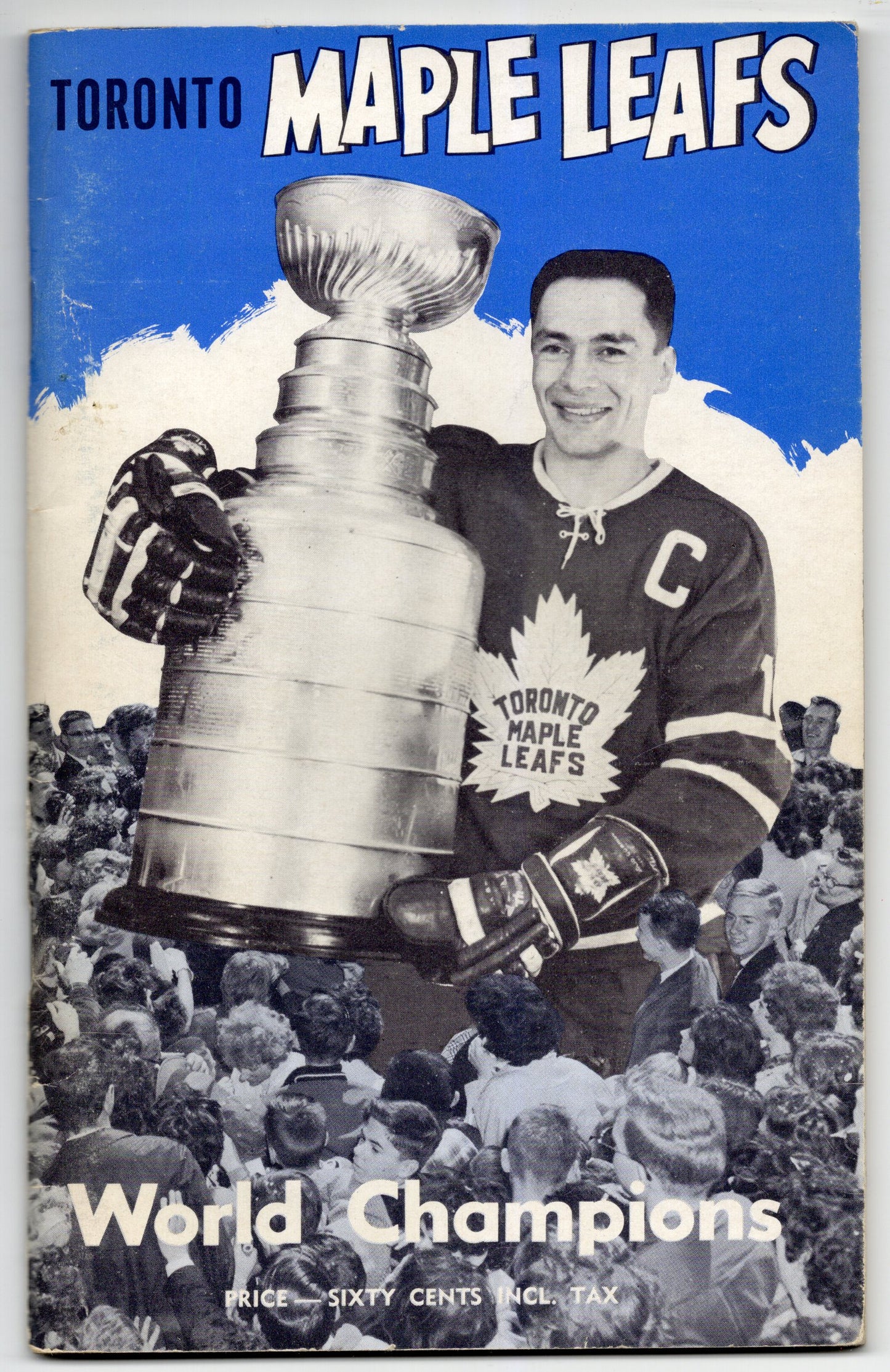 1961/62 Toronto Maple Leafs World Champions Vintage Magazine George Armstrong Cover