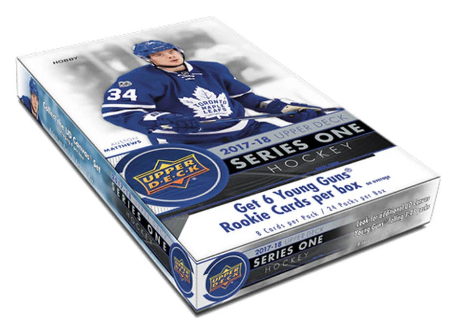 2017/18 Upper Deck NHL Hockey Series One Hobby Box (24 Packs) Sealed