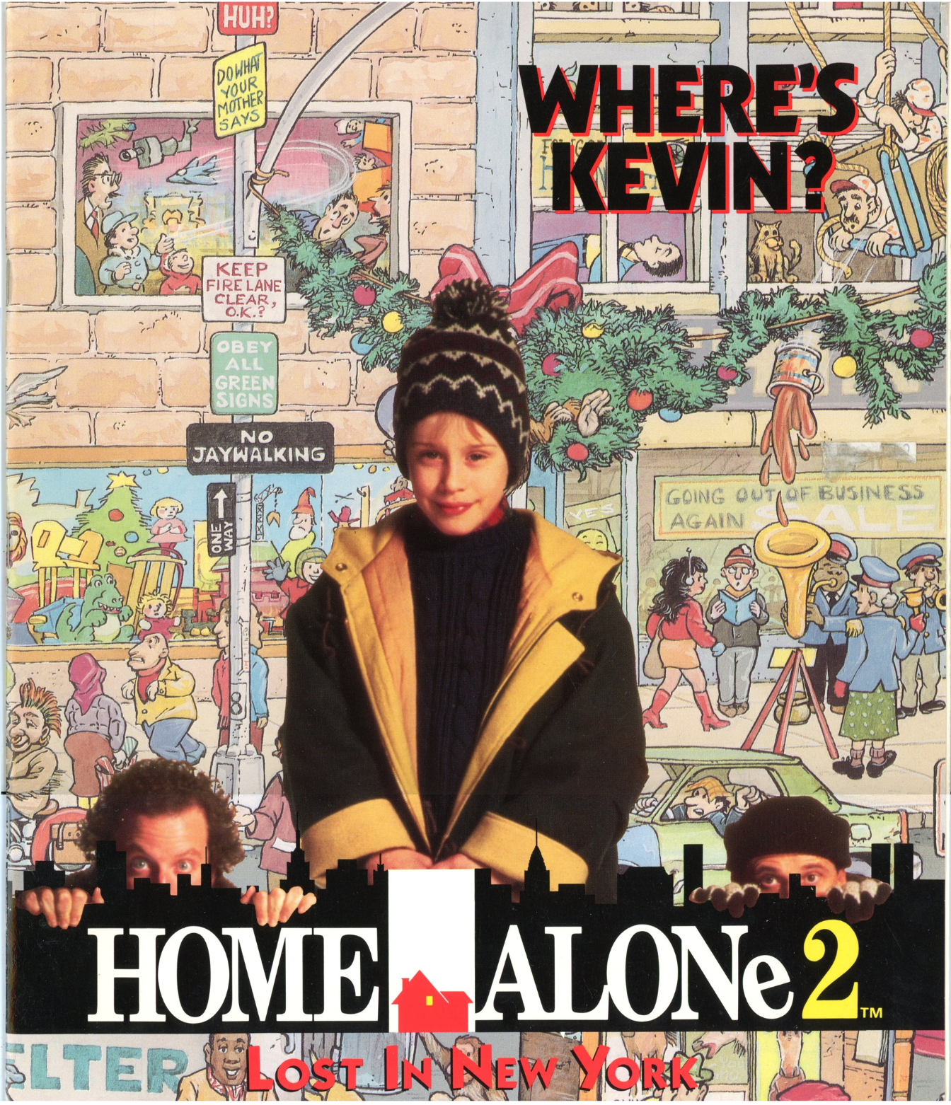 1992 Home Alone 2: Lost in New York Where's Kevin? Vintage Book