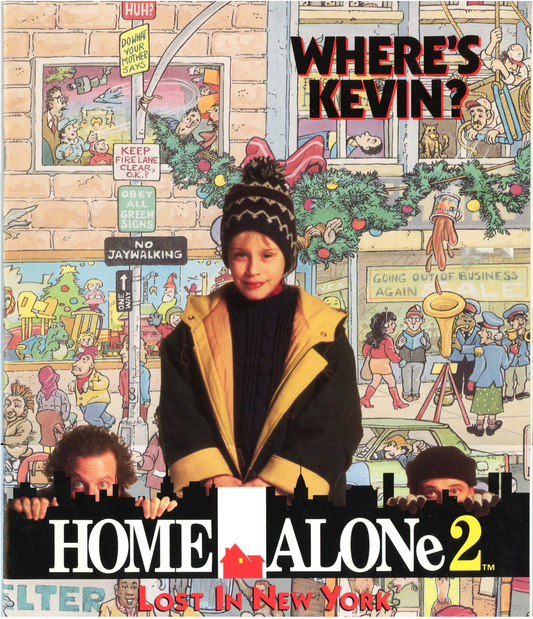 1992 Home Alone 2: Lost in New York Where's Kevin? Vintage Book