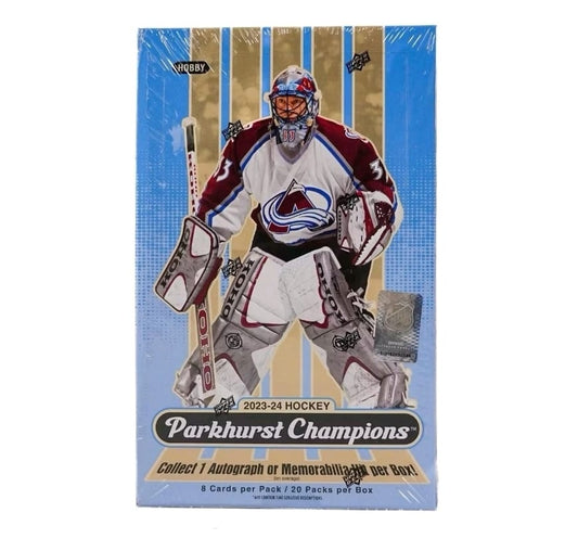 2023/24 Parkhurst Champions Hockey Hobby Box (20 Packs) Possible Bedard Rookie