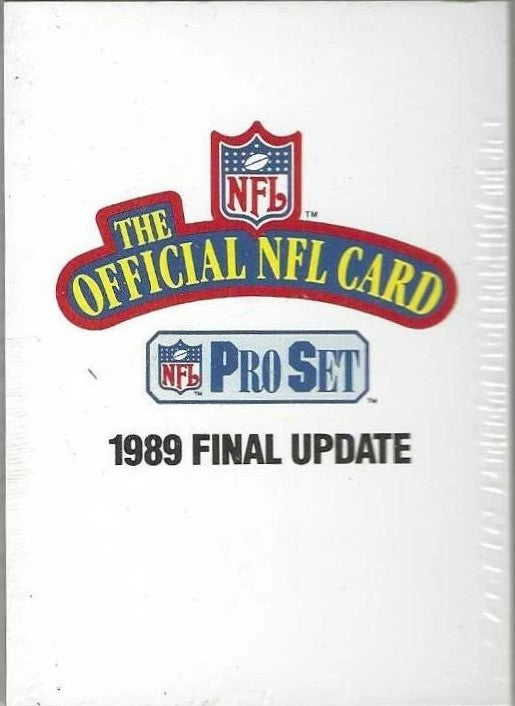 1989 Pro Set NFL Football Final Update Factory Complete Set (21 Cards) Sealed