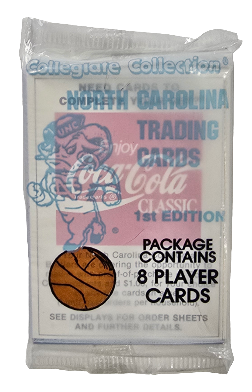 1989 Coca Cola North Carolina Collegiate Basketball Collection (8 Cards) Possible Michael Jordan