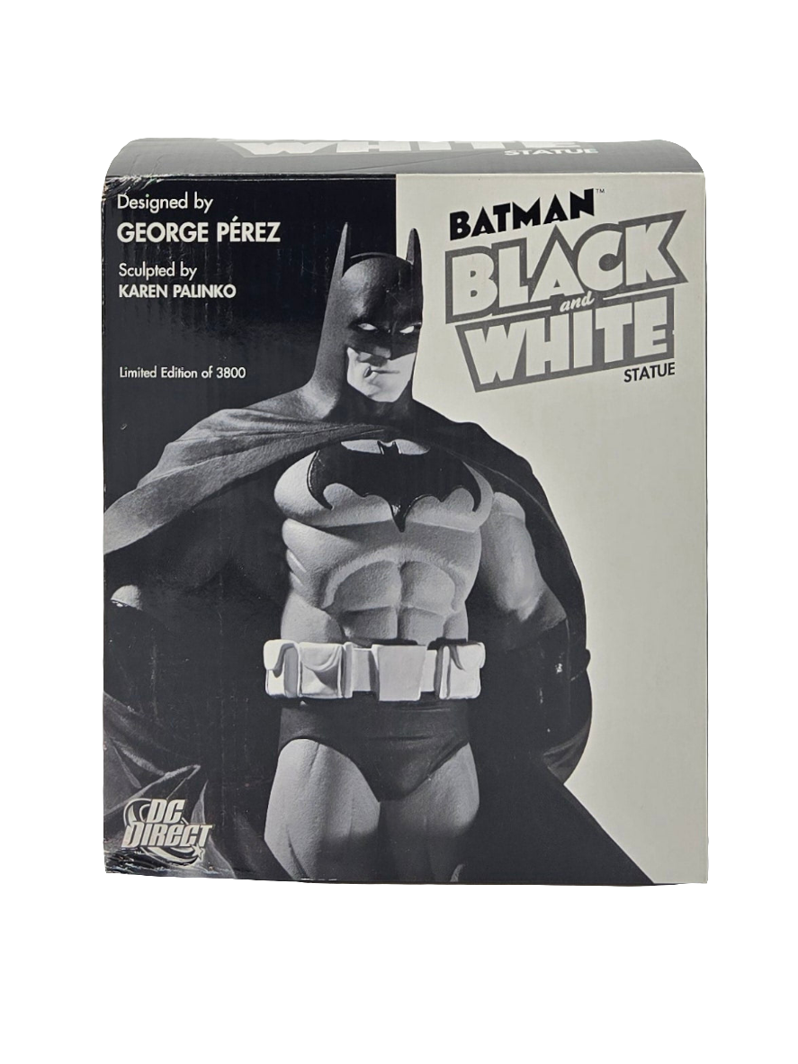 DC Direct Batman Black and White Porcelain Statue George Perez Design Only 3800 Made