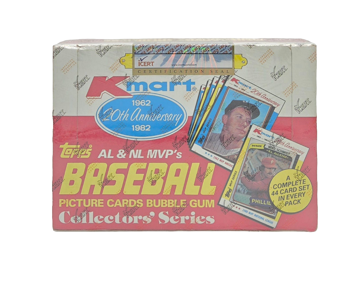 1982 Topps Kmart Baseball MVP Card Collectors' Series Box Sealed Case Limited Edition (24 Sets)