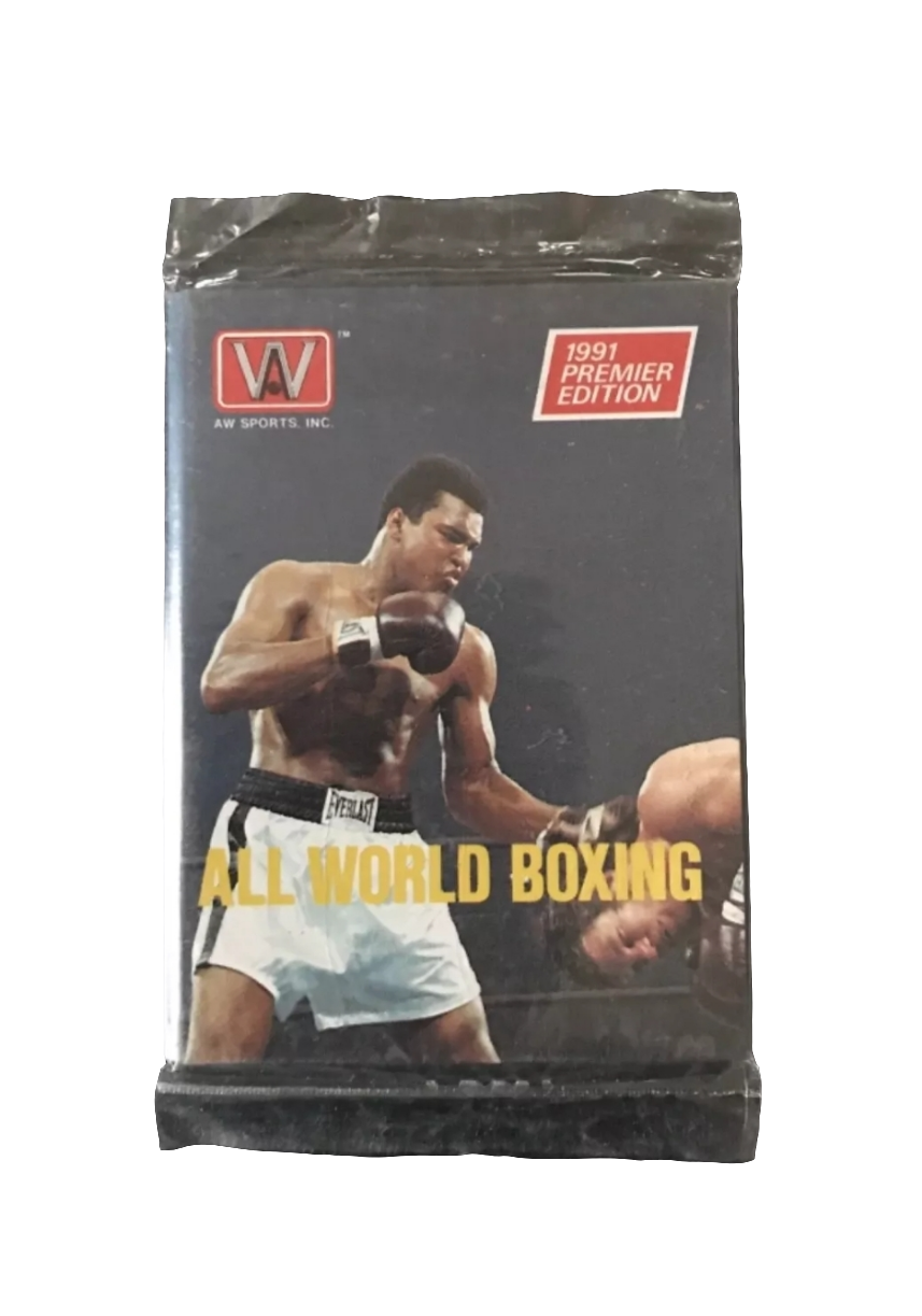 1991 All World Boxing Unopened Hobby Pack (6 Trading Cards)