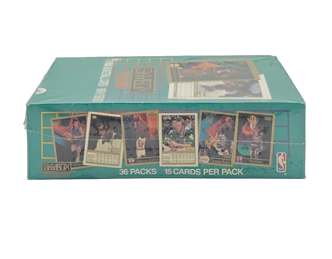 1990/91 Skybox Series 2 Basketball Card Wax Box (36 Packs) Sealed