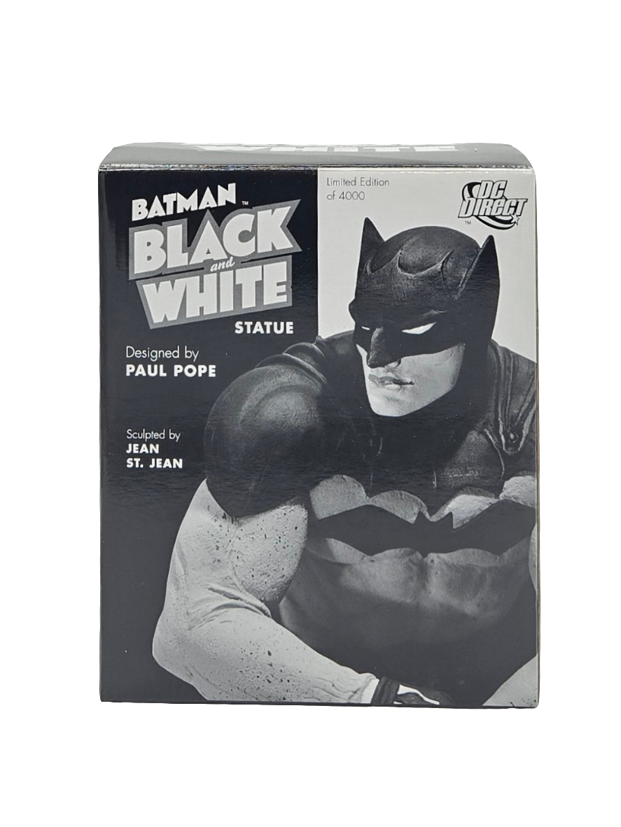 DC Direct Batman Black and White Porcelain Statue Paul Pope Design Only 4000 Made