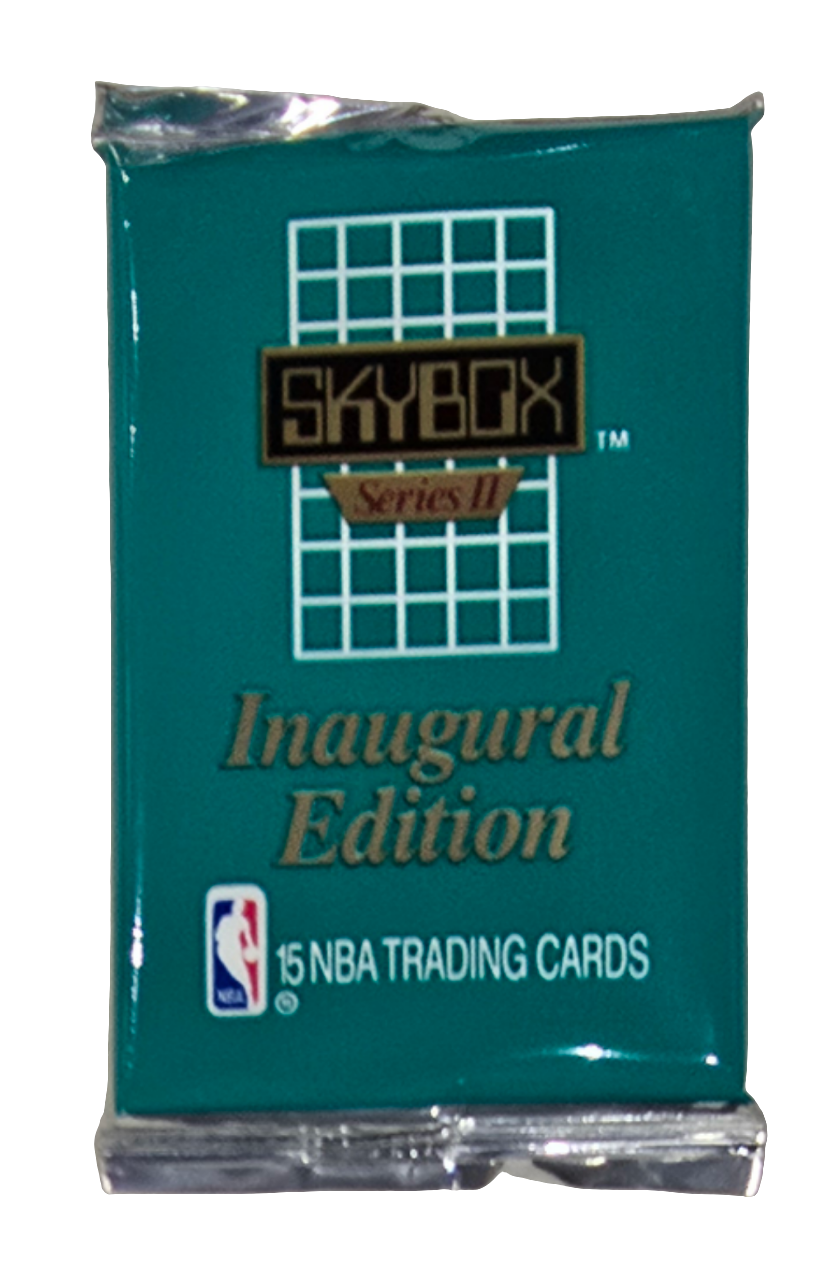 1990/91 Skybox NBA Basketball Series Two Hobby Pack (15 Cards)