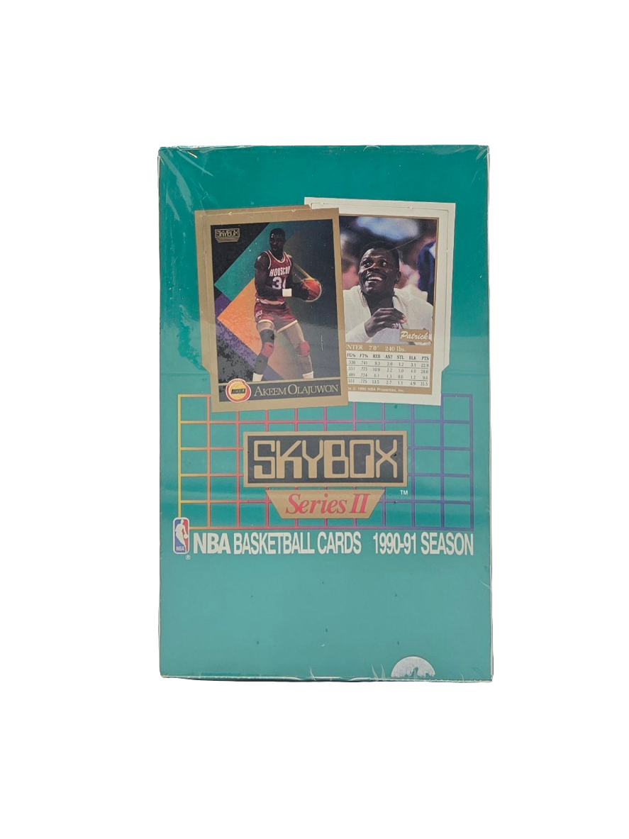 1990/91 Skybox Series 2 Basketball Card Wax Box (36 Packs) Sealed