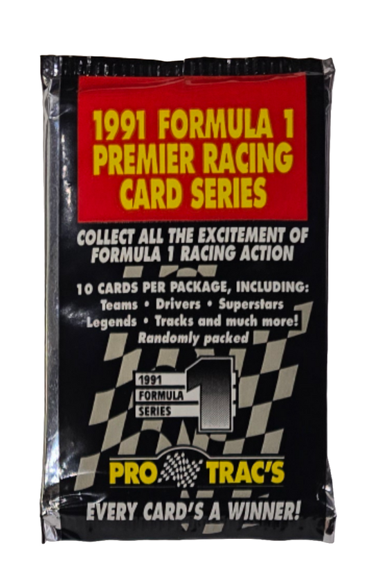 1991 Vroom F1 Formula 1 Premier Racing Hobby Pack (10 Cards)