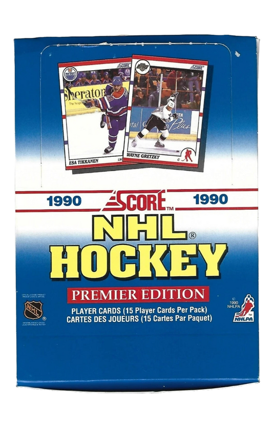 1990/91 Score Canadian Edition NHL Hockey Wax Box (36 Packs)