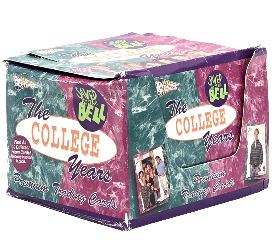 1994 Pacific Saved by the Bell: The College Years Trading Card Wax Box (36 Packs)