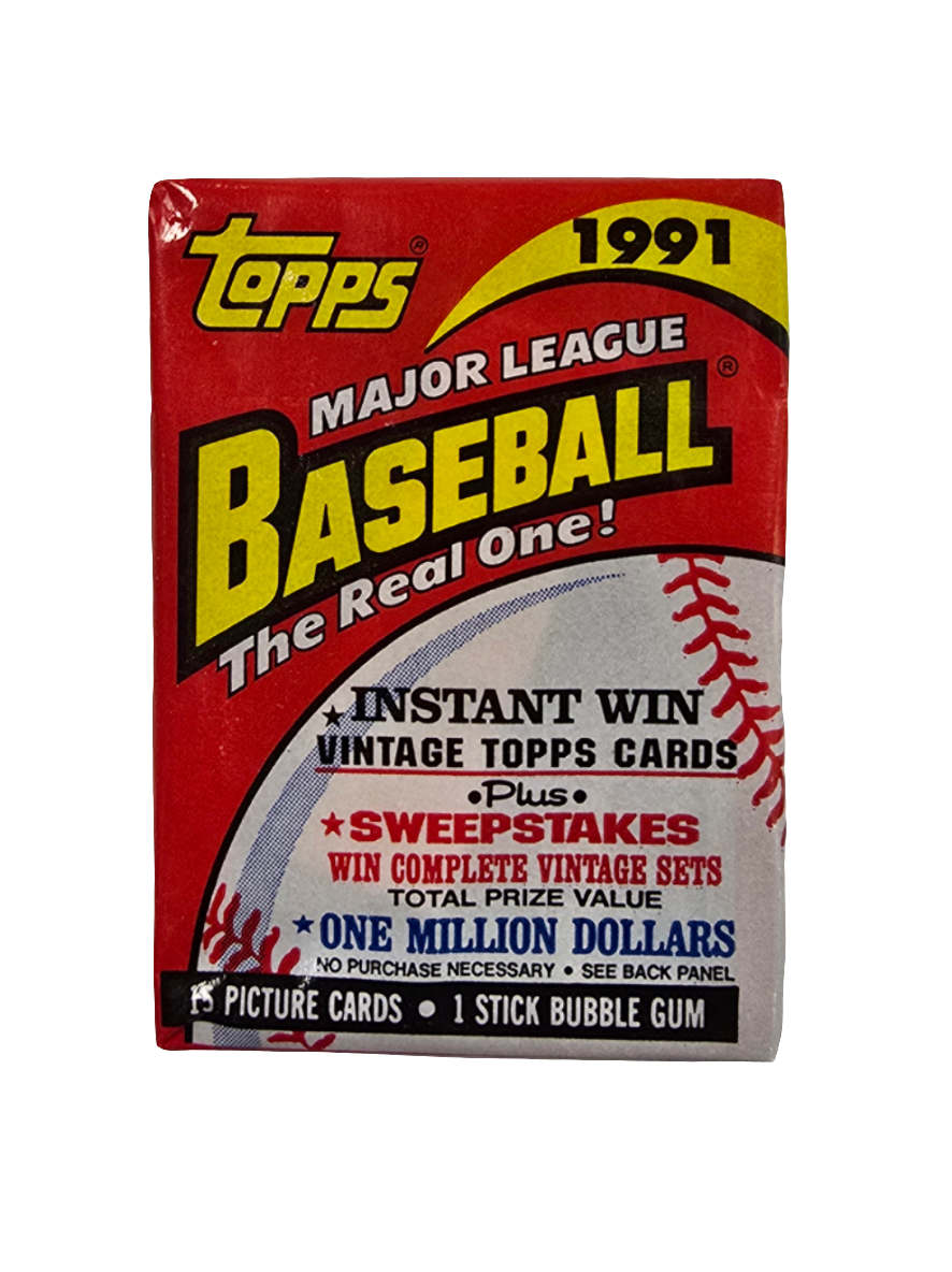 1991 Topps 40th Anniversary Baseball Wax Pack (15 Cards)