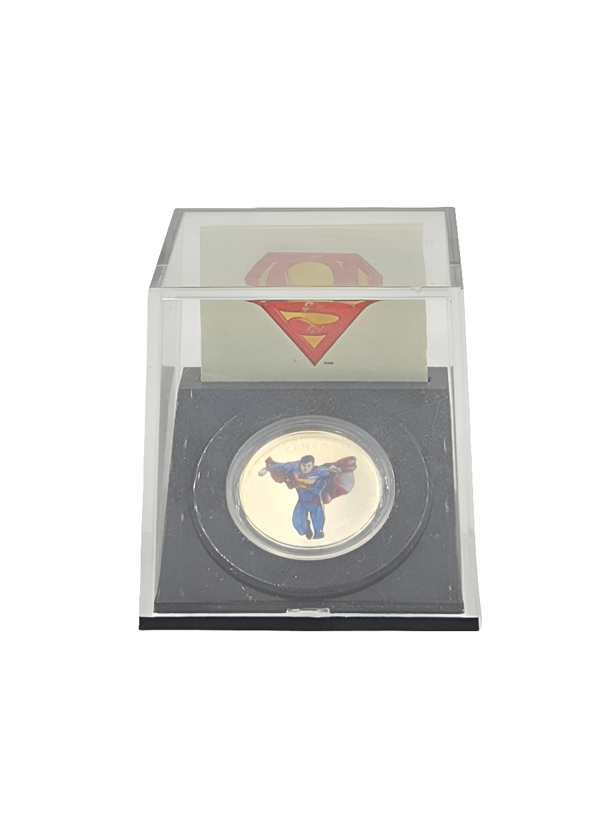 2013 Superman Modern Day 75th Anniversary $15 Fine Silver Coin Collectible