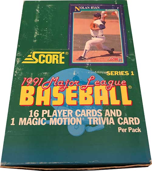 1991 Score MLB Baseball Card Series One Wax Box (36 Packs)