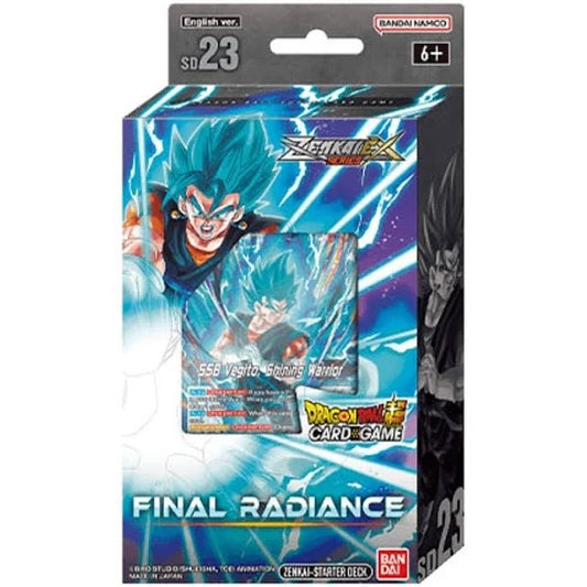 Bandai Namco Dragon Ball Super Card Game Final Radiance Zenkai Series Starter Deck (SD23) Sealed