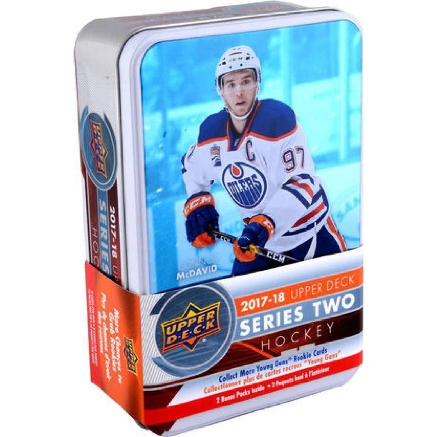 2017/18 Upper Deck NHL Hockey Card Series 2 Tin (14 Packs) Sealed
