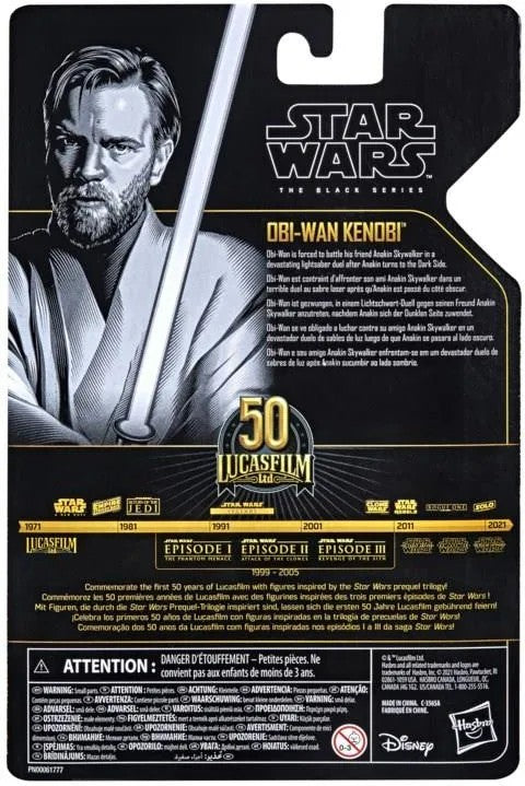 2021 Hasbro Star Wars The Black Series Archive Obi-Wan Kenobi 6-Inch Collectible Action Figure