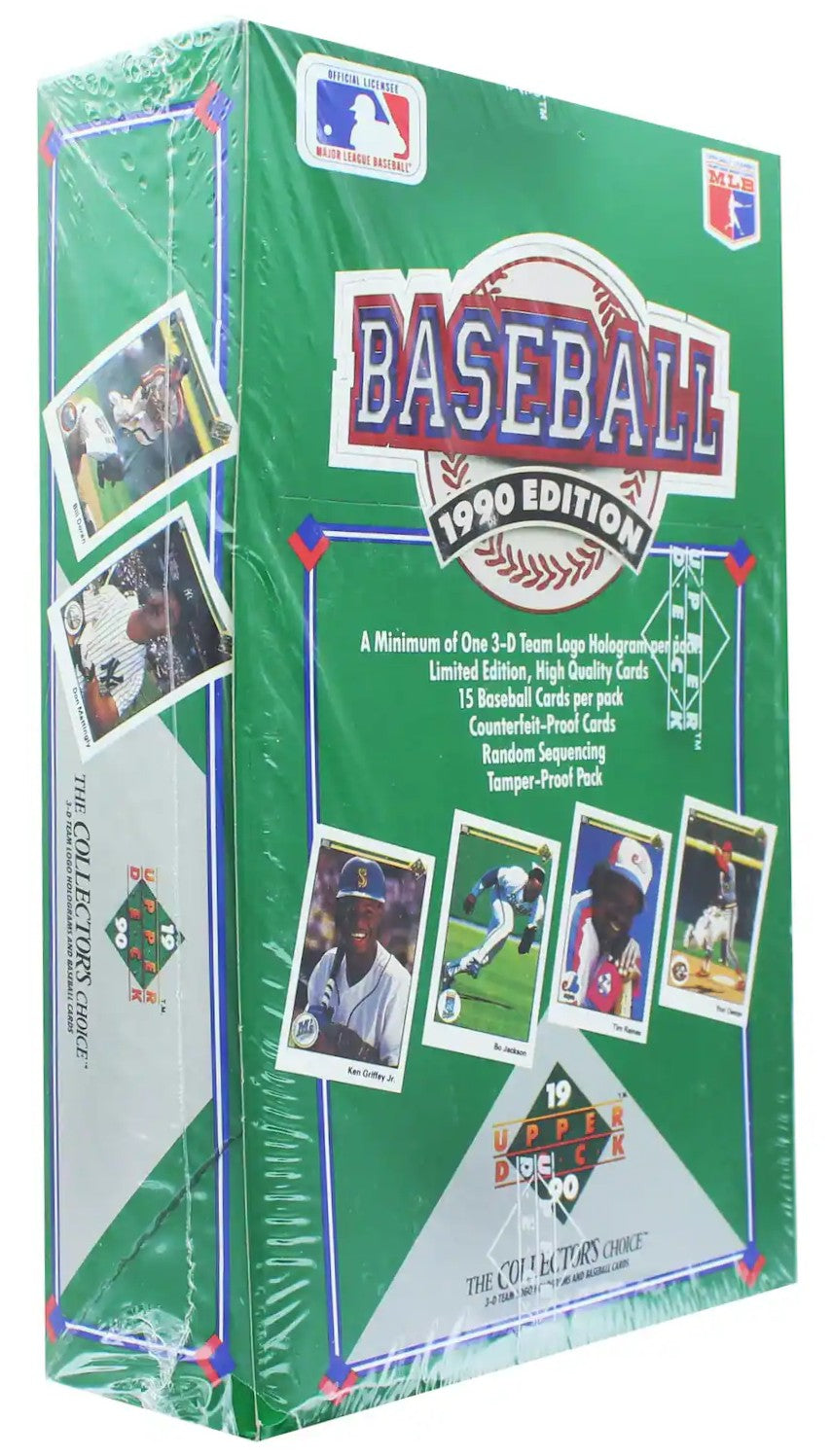 1990 Upper Deck MLB Baseball Wax Box (36 Packs)