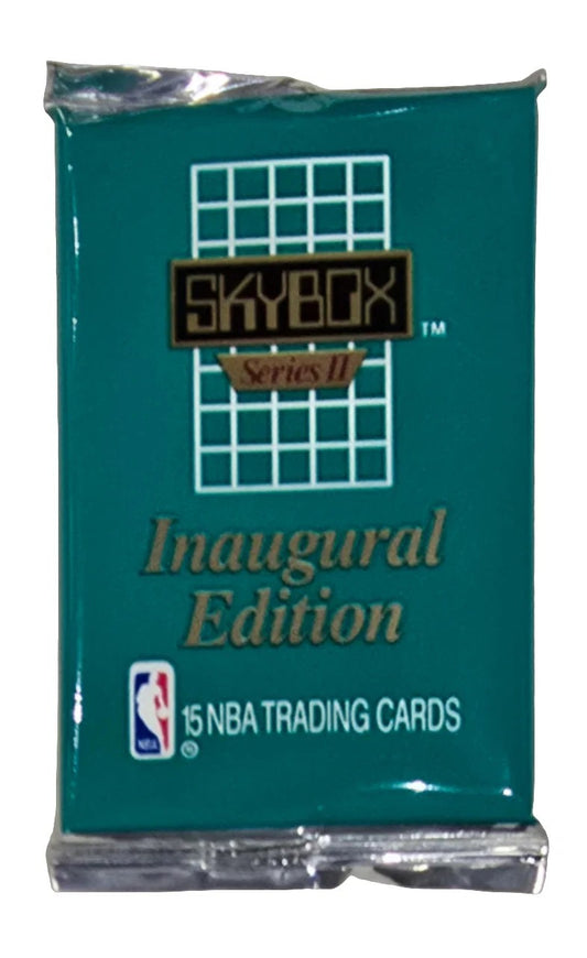 1990/91 Skybox Series 2 Basketball Card Wax Pack (15 Cards) Unopened