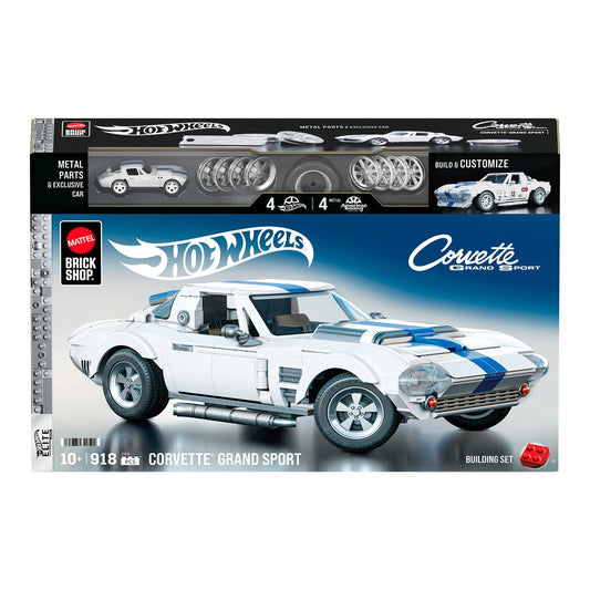 2025 Mattel Brick Shop Hot Wheels Corvette Grand Sport Building Set