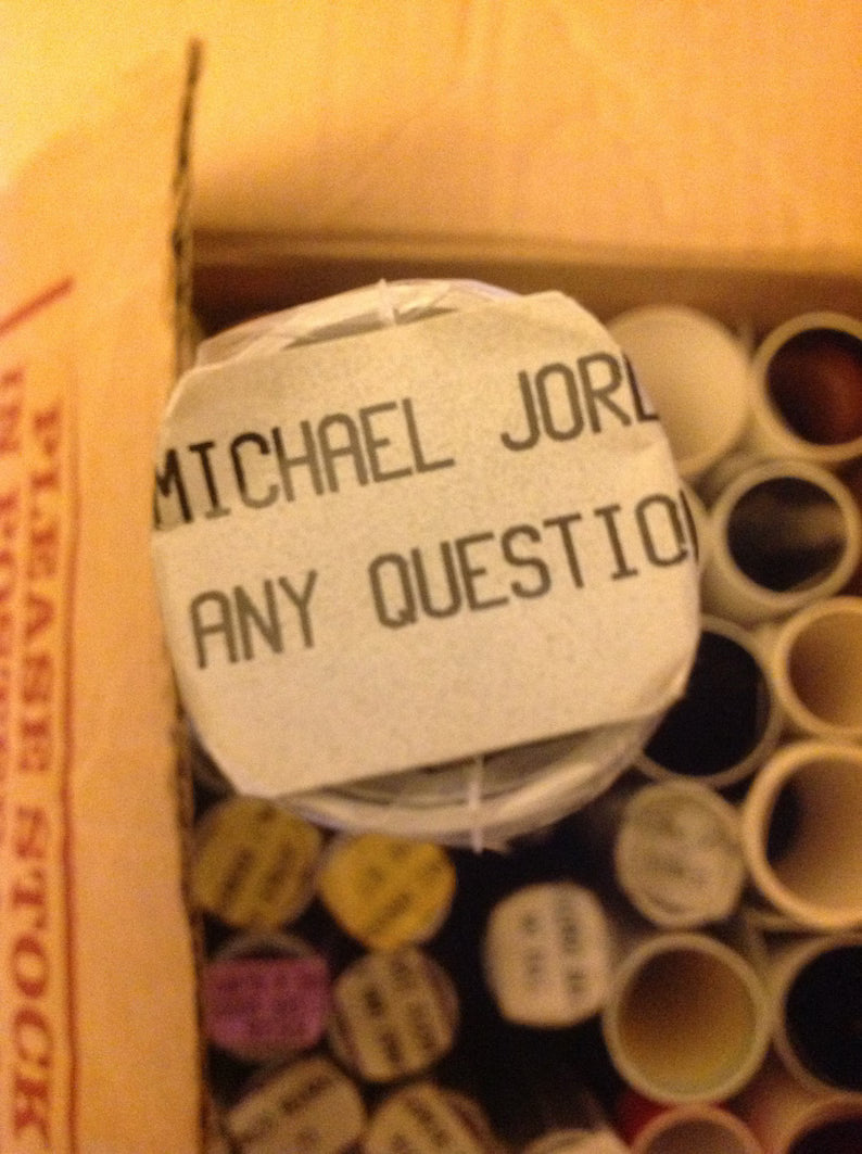 1995 Vintage Nike Michael Jordan Any Questions Poster (Sealed)