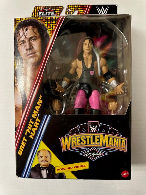 2024 Mattel Brett "Hit Man" Hart Elite WWF WWE Wrestling Action Figure MOC Sealed