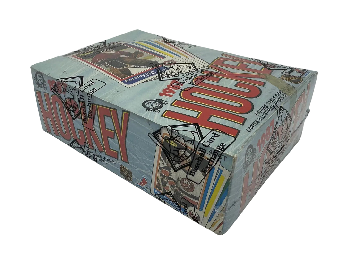 1986/87 O-Pee-Chee Hockey Wax Box (48 packs) BBCE Possible Patrick Roy Rookie