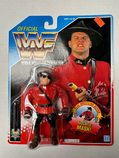1992 Hasbro The Mountie WWF WWE Wrestling Action Figure MOC Sealed