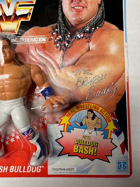 1991 Hasbro British Bulldog WWF WWE Wrestling Action Figure MOC Sealed