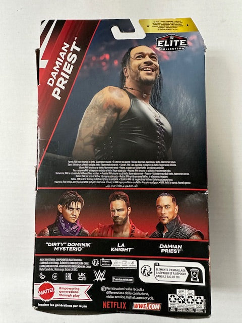 2025 Mattel Damian Priest Elite WWF WWE Wrestling Action Figure MOC Sealed