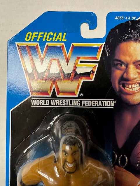 1993 Hasbro Fatu of the Head Shrinkers WWF WWE Wrestling Action Figure MOC Sealed