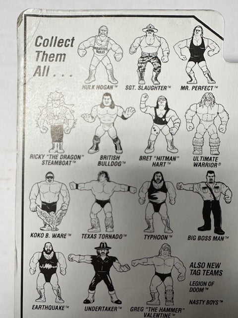 1991 Hasbro British Bulldog WWF WWE Wrestling Action Figure MOC Sealed