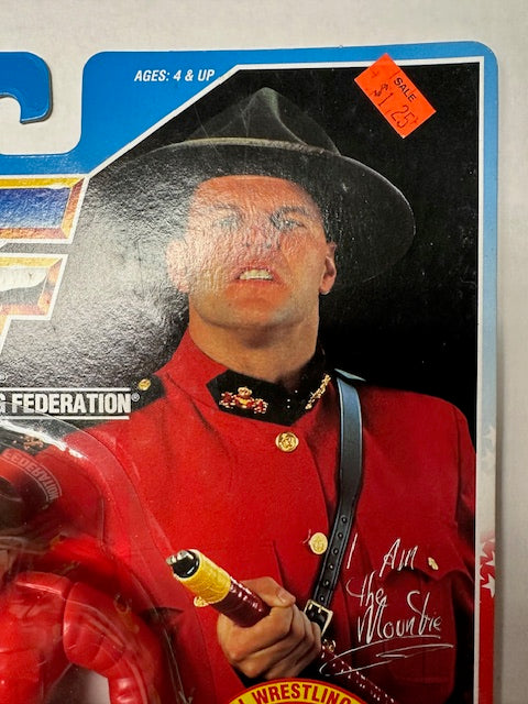 1992 Hasbro The Mountie WWF WWE Wrestling Action Figure MOC Sealed