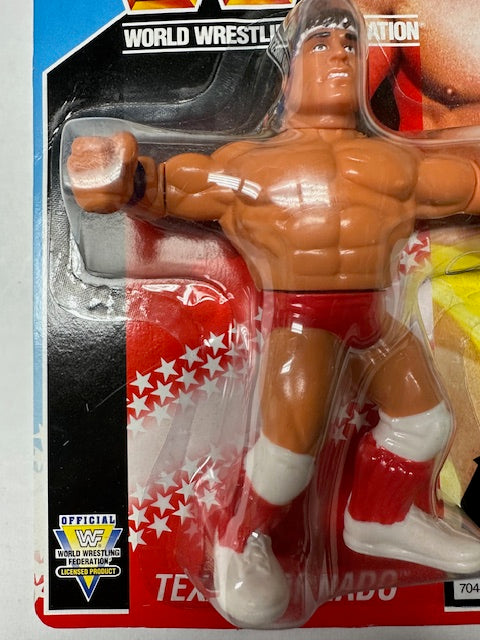 1991 Hasbro Texas Tornado WWF WWE Wrestling Action Figure MOC Sealed