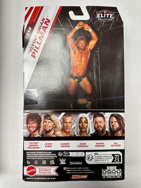 2024 Mattel "Flyin" Brian Pillman WWF WWE Wrestling Action Figure MOC Sealed